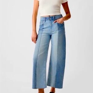 Gap two tone  Wide-Leg Jeans